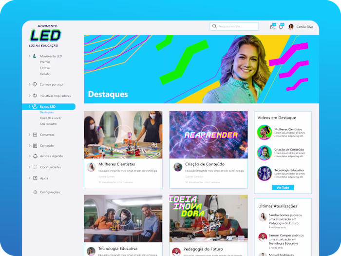 LED Movement - UX/UI and MVP Launch