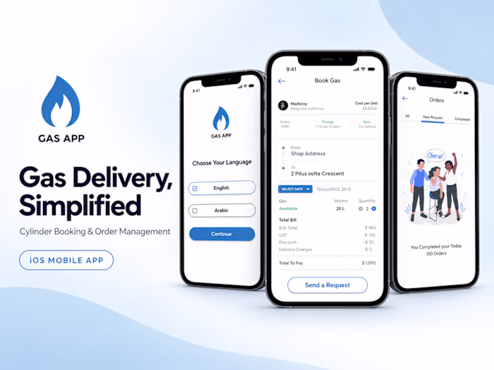 Gas Ordering & Delivery App (Kuwait)