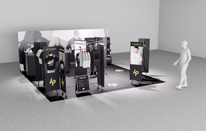 Concept 'pop-up shop' design