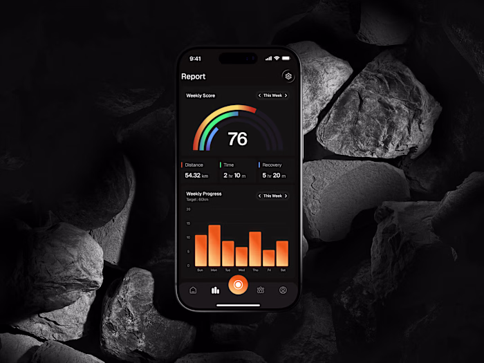 Activity Tracking Mobile App Design