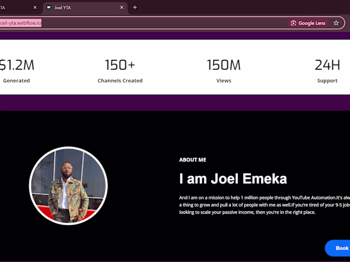 Joel Portfolio Website