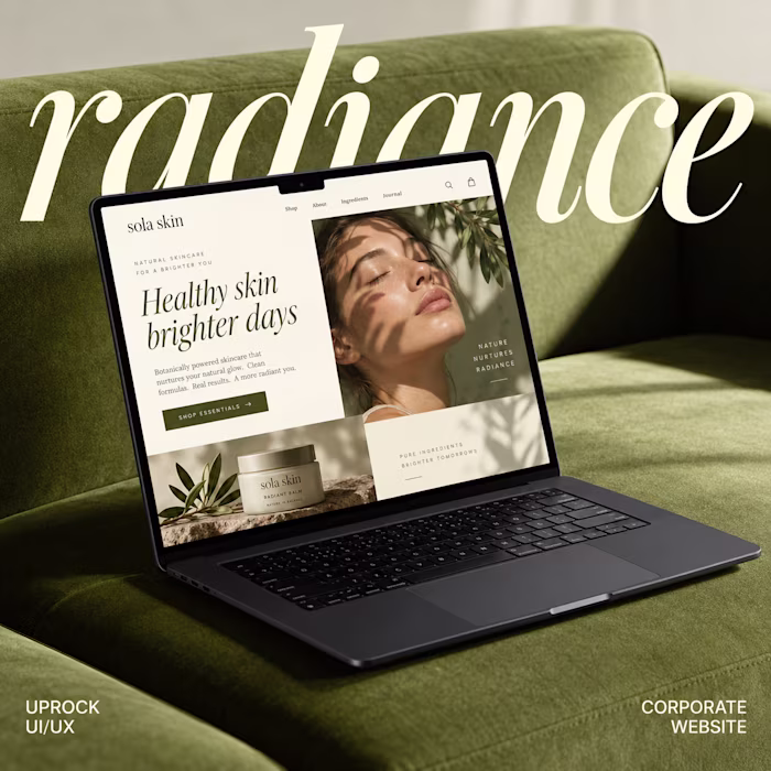 Website Design & Brand Identity for Sola Skin