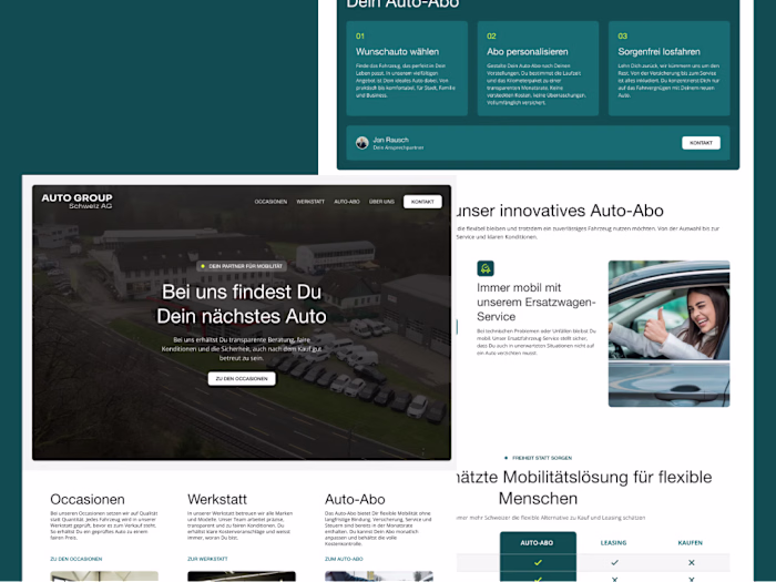 Auto Group Schweiz AG – Webflow Website | winno