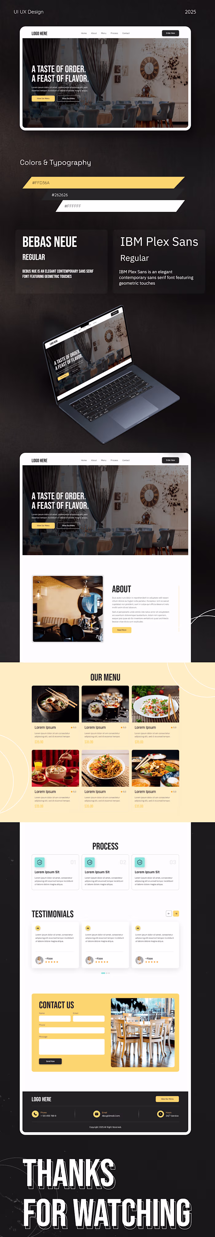 Restaurant Website Design