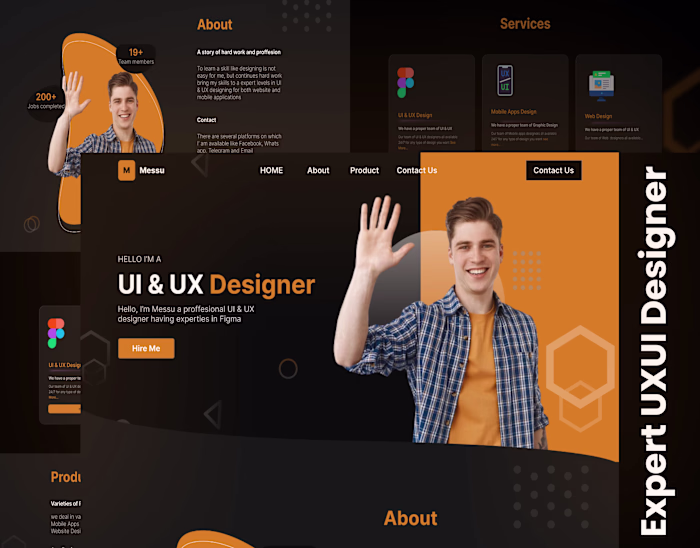 Personal Portfolio Web Design | UI UX Design