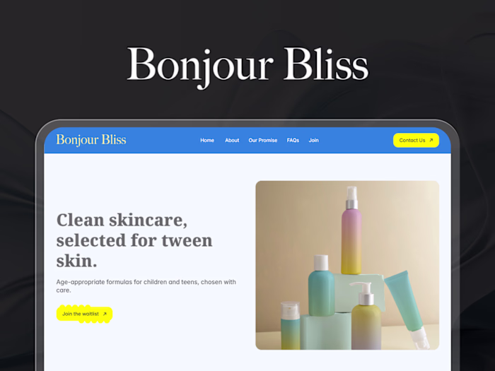 Bonjour Bliss : Beauty / Skincare / Lifestyle Brand