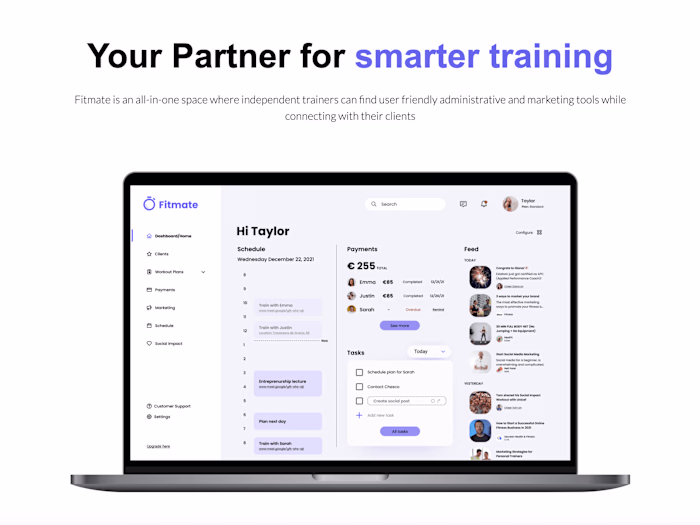 Website Design for Independent Trainers
