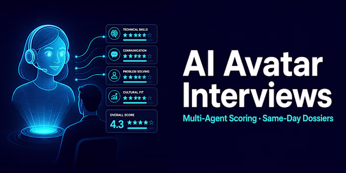 AI Hiring Platform | LLM Avatar Interviews at Scale