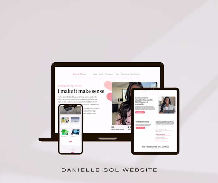 Portfolio Website This is a Framer website I built for a com...