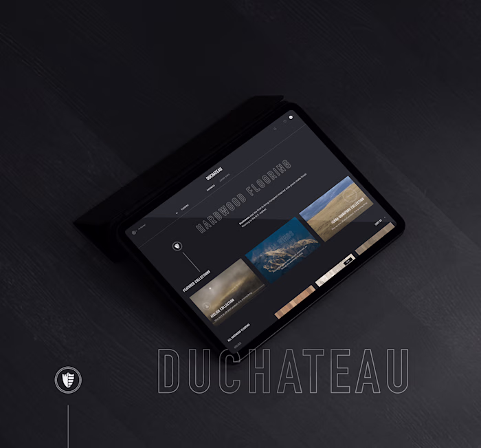 Duchateau — Cinematic UI for a Luxury Interior Brand