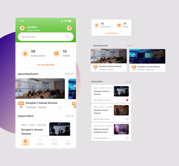 Event App Design