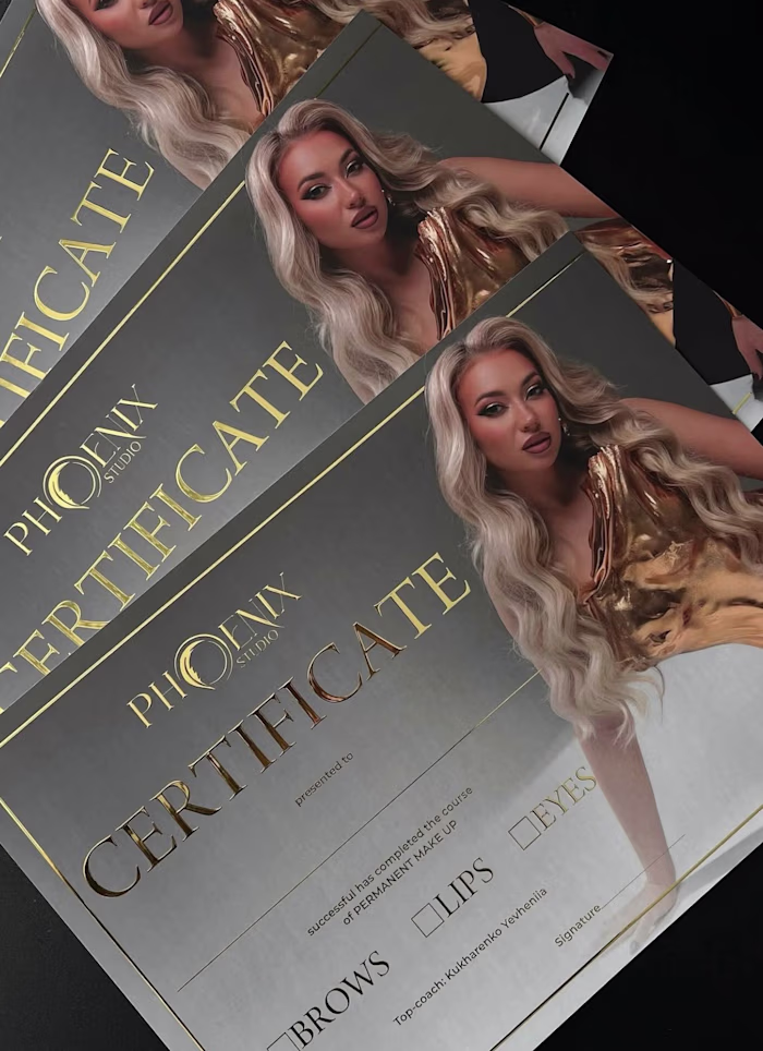 Bespoke Certificate Design & Foiled