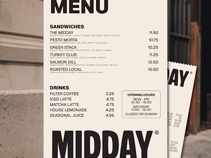MIDDAY | Visual Identity System

The