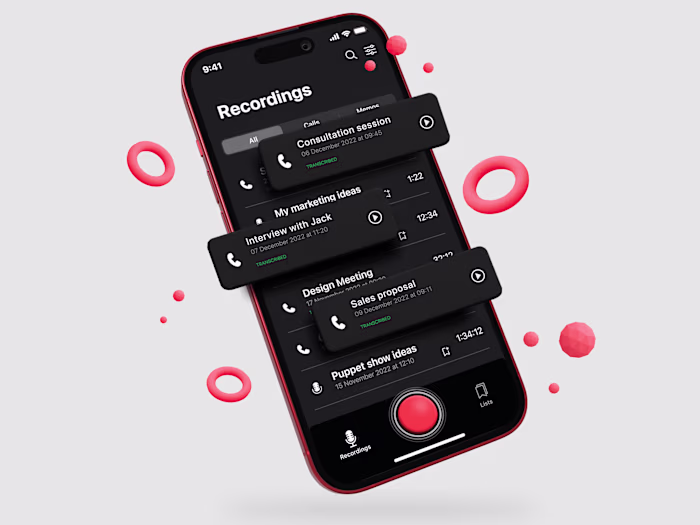 TapeACall UX design