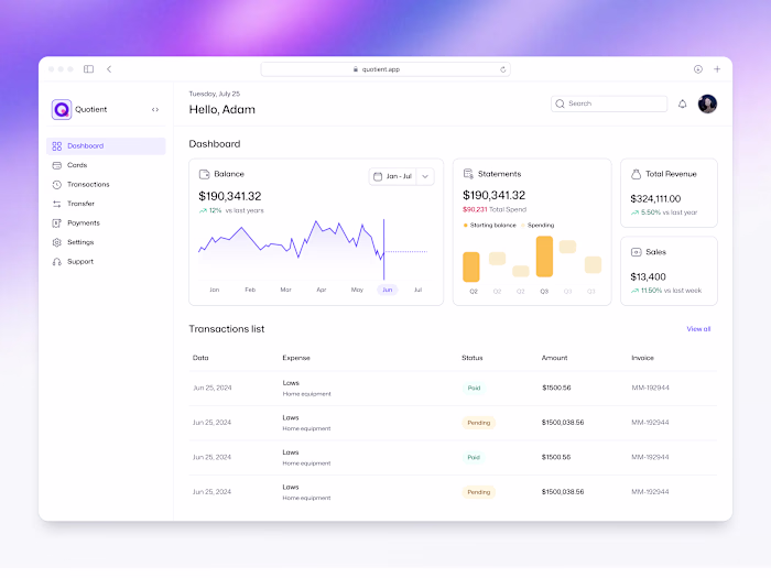 dashboard