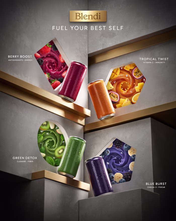 Blendi Smoothies Luxury Product Advertising Campaign