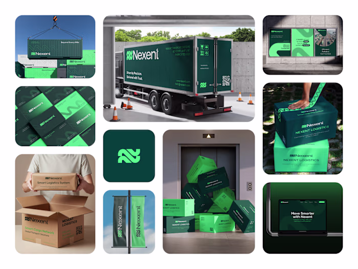 Nexent — Cargo Logistics Brand Identity