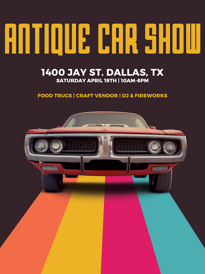 Car Show Banner/Flyer