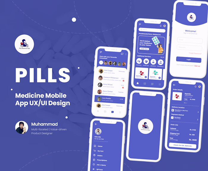 Pills Medicine App | UX/UI Design