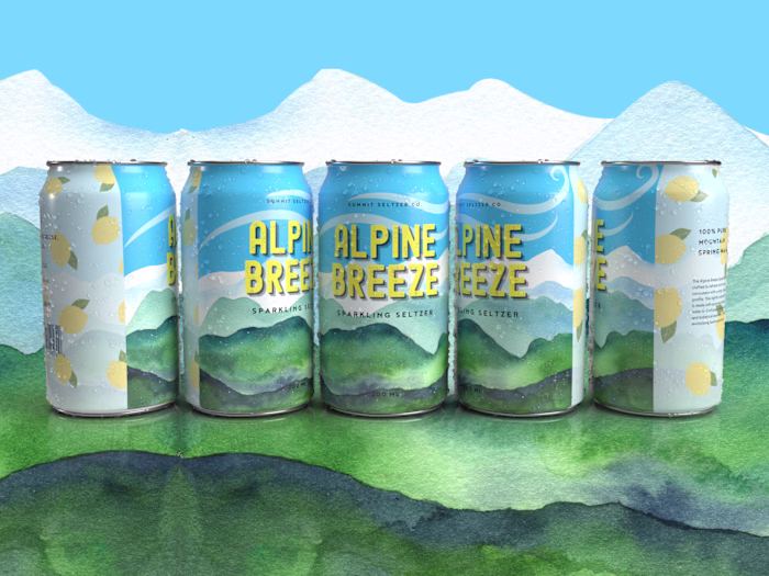 Alpine Breeze Sparkling Seltzer
