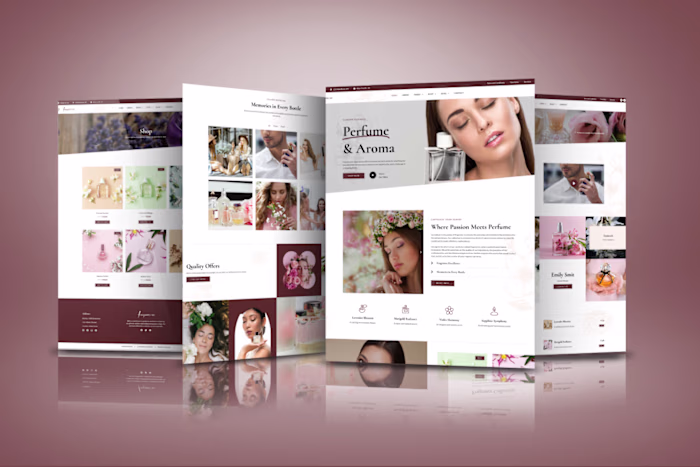 Elegant WordPress eCommerce Site for Luxury Fragrance Brand