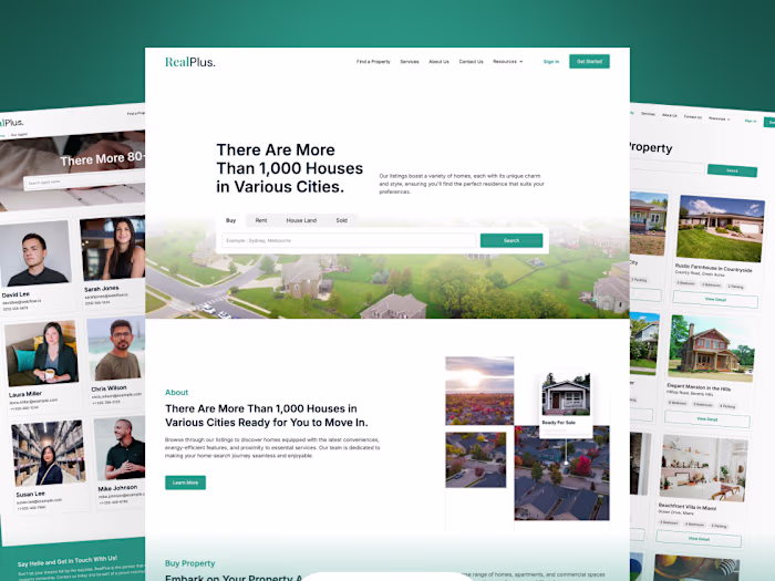 RealPlus - Webflow HTML website template