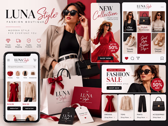 Fashion E-Commerce Design | Branding,