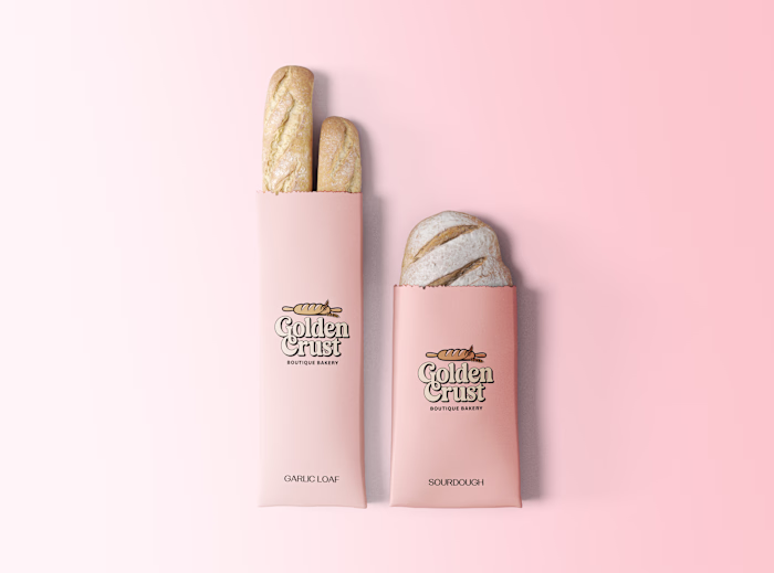 Golden Crust | Logo Design & Branding