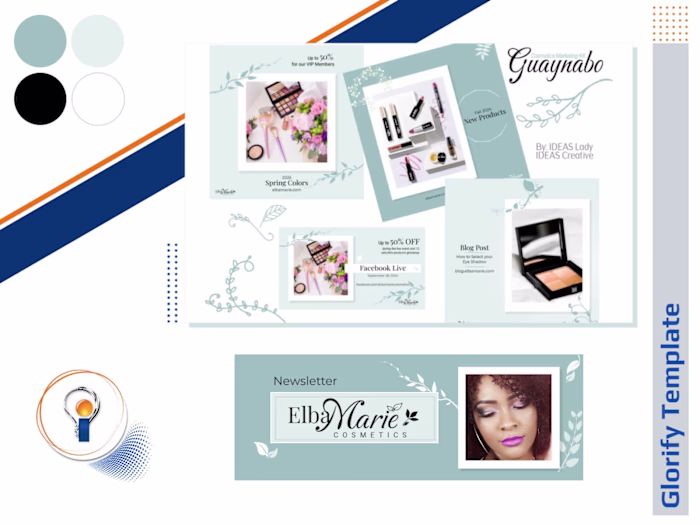 Guaynabo Cosmetics Marketing Kit (Glorify Template)