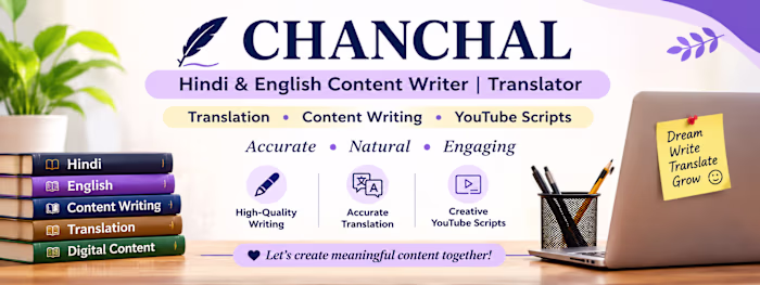 Content writer and translator