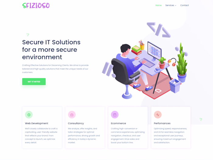 Full Website Built And Designed With Next.js