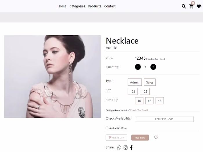 E-commerce Website