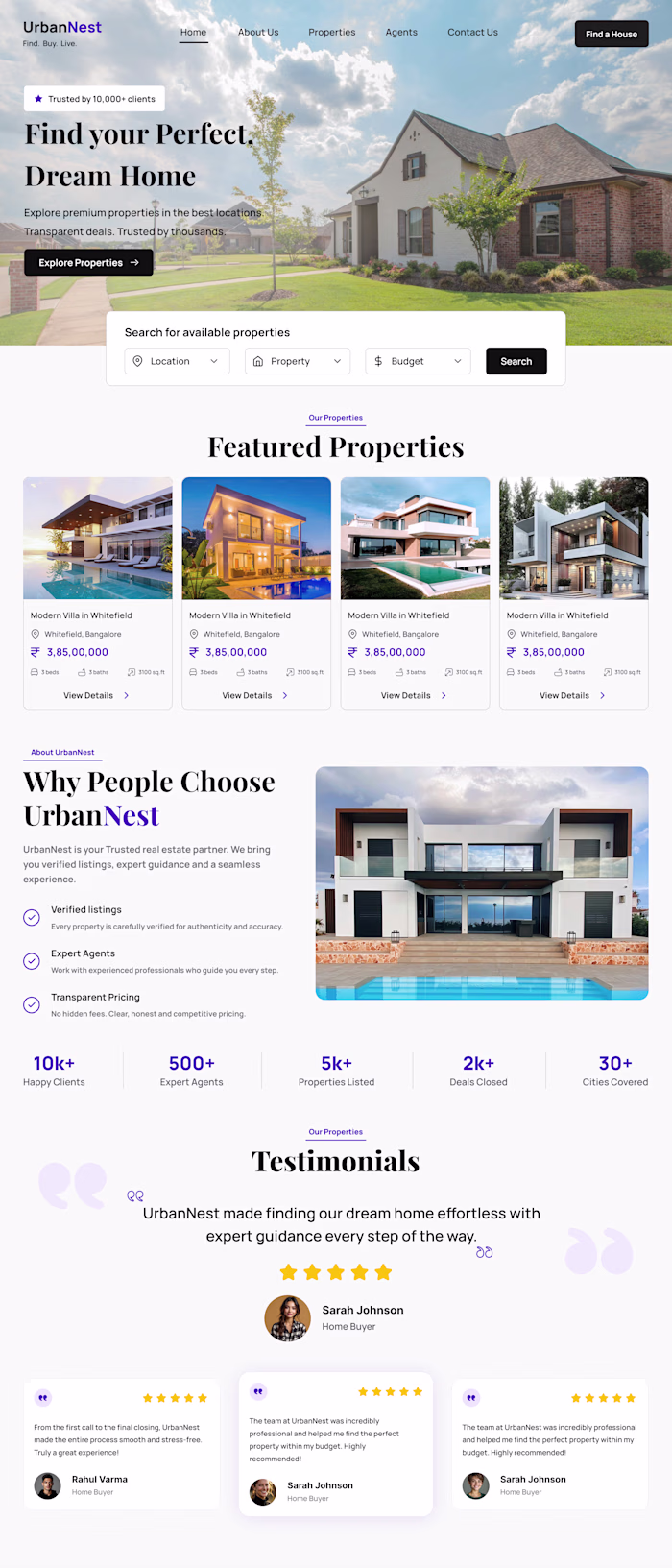 Urban Nest — Real Estate