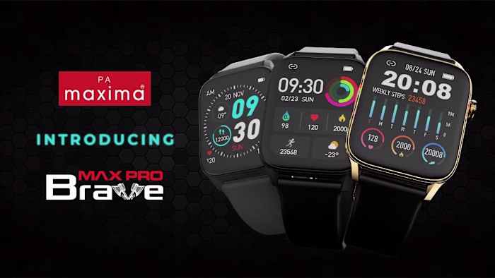 Maxima Introducing a new range of smartwatch #BRAVE - YouTube