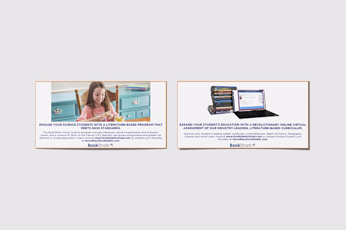 Marketing Postcards for BookShark