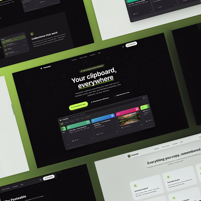 Pasteable - A cross-platform universal