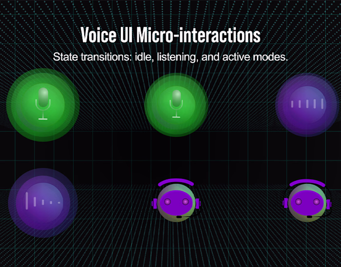 Voice UI Micro-interactions & State Transitions