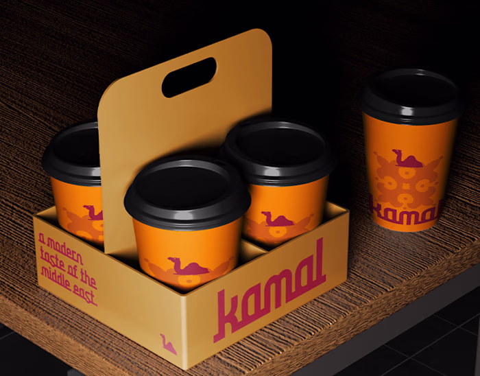 Kamal - Mid East Cafe Branding