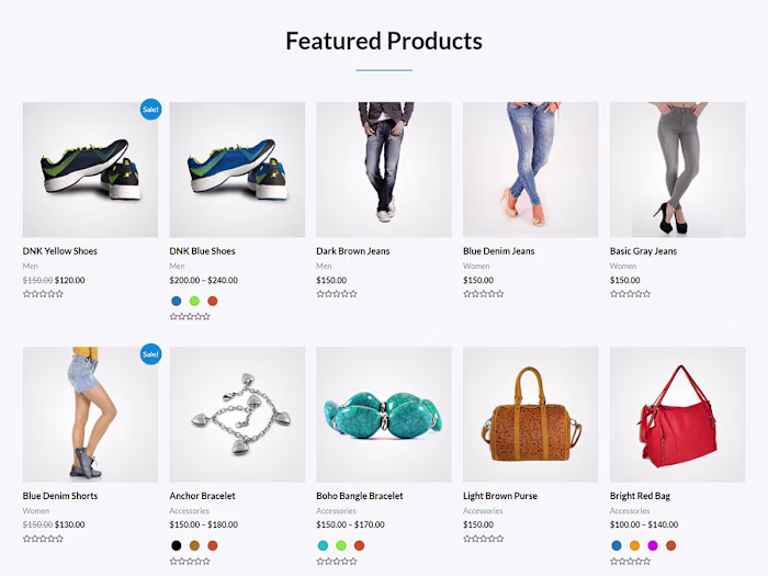E-commerce application