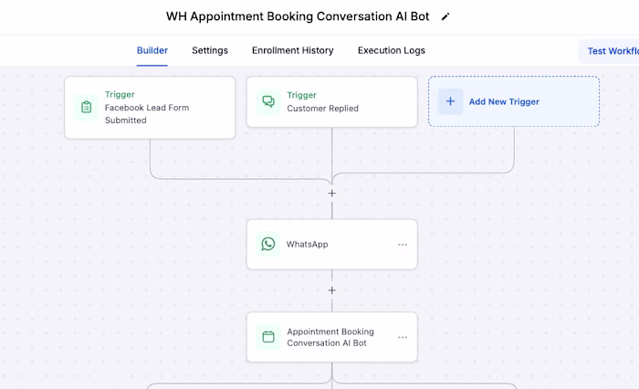 WhatsApp Booking Conversational AI Chatbot