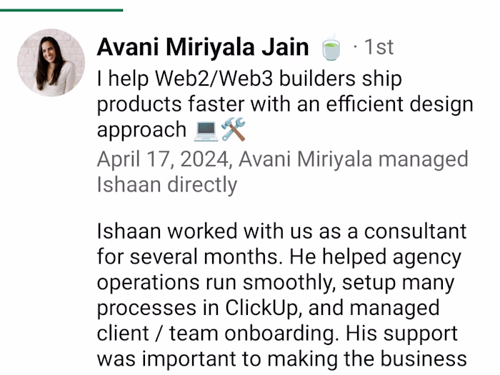 Operations Consultant