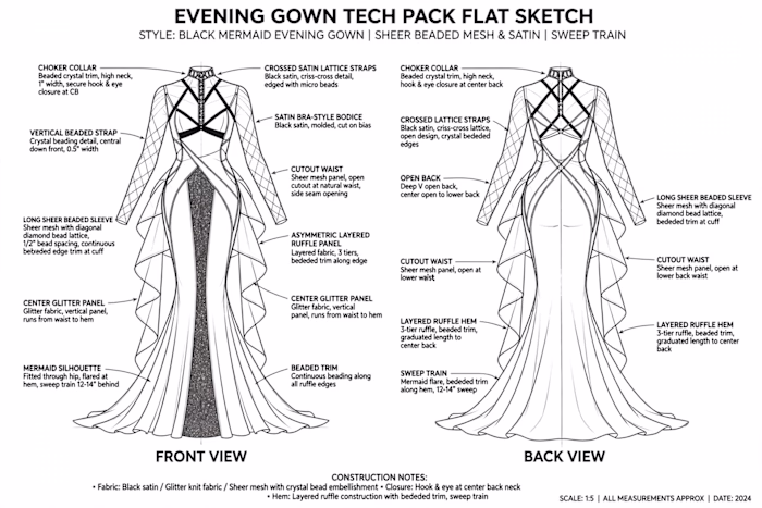 CLOTHING TECHPACK DESIGN