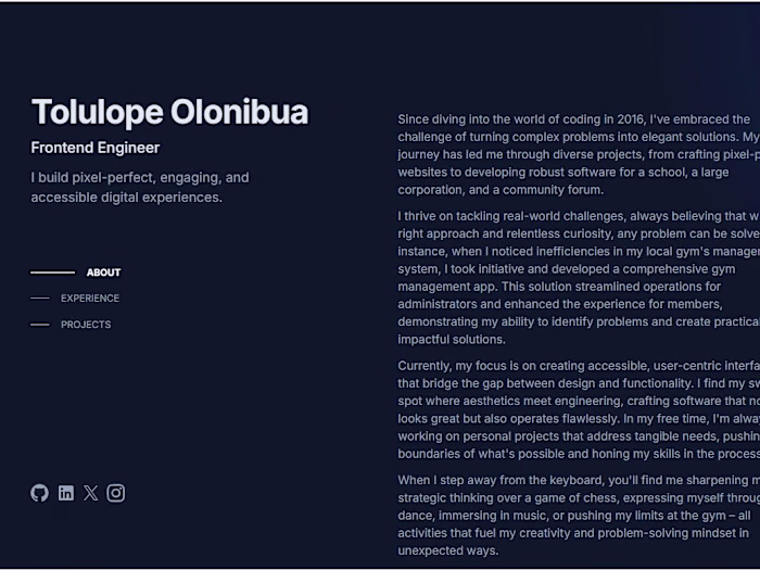 Business Portfolio Website