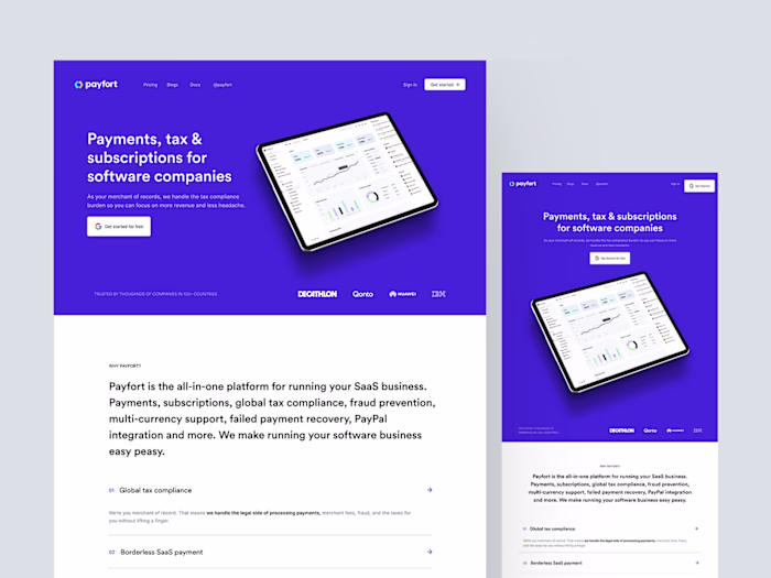 SaaS Website Design