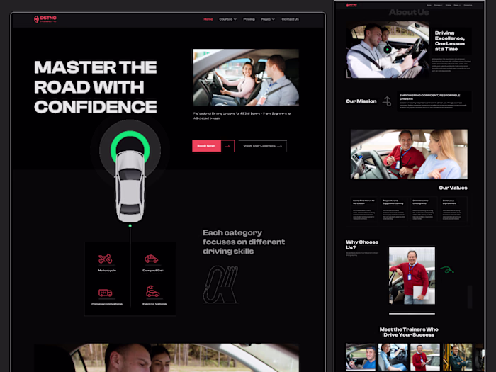 DriveSchool TNC - Education Website Template