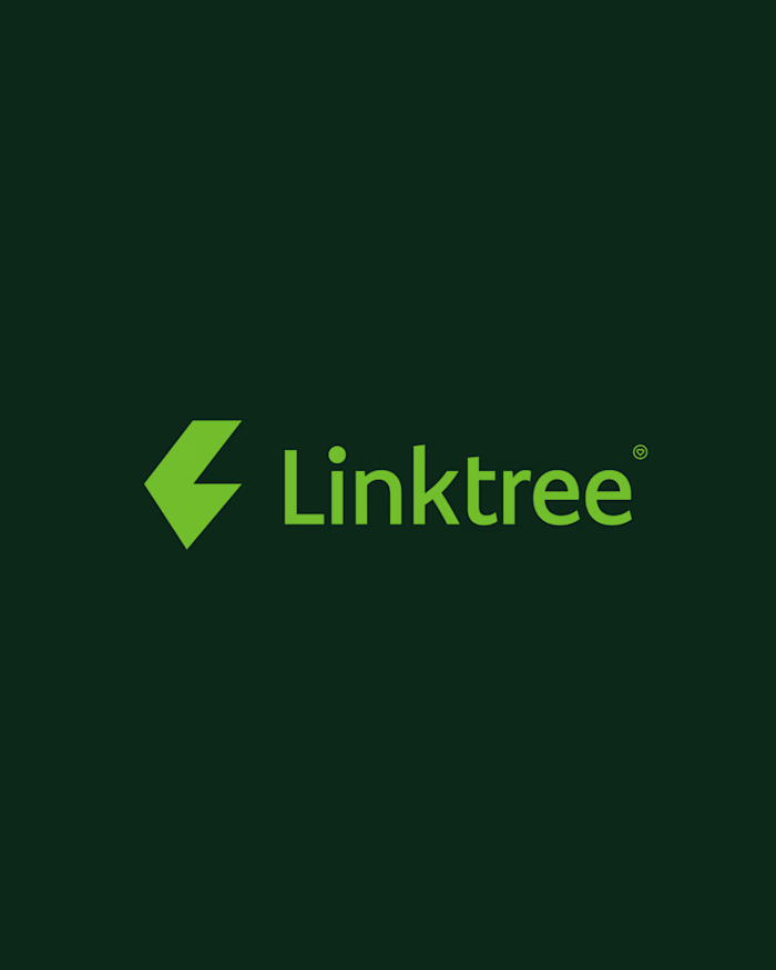 A Linktree logo concept from 2024. Still like this a lot.