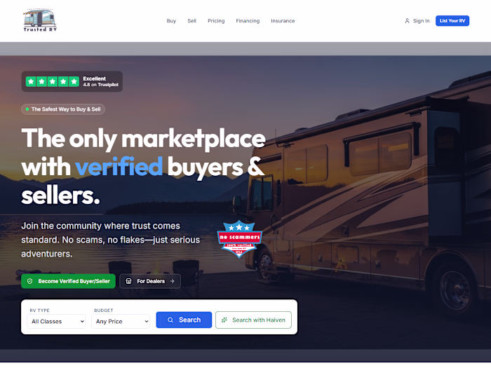 TrustedRV Marketplace MVP Enhancement
