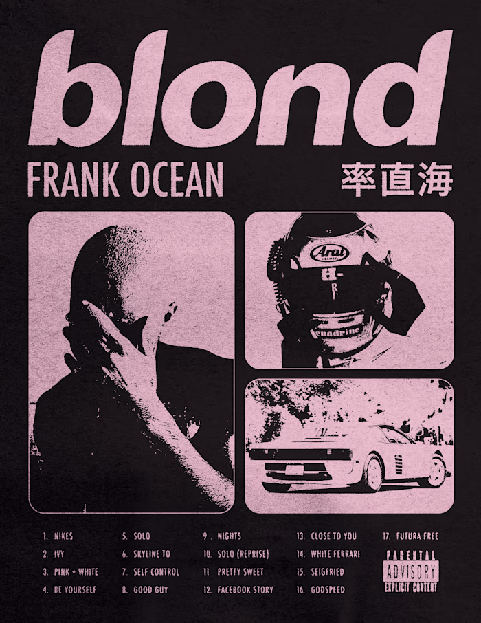 Music Poster Design : Frank Ocean