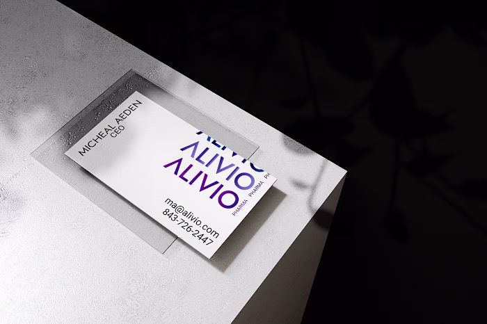 Alivio Pharma - Formation of a Brand