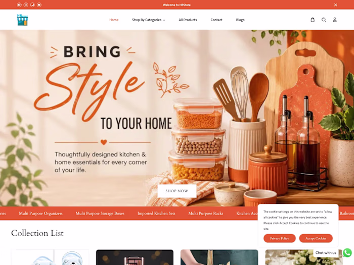 Shopify & WordPress Website Development